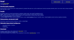 Desktop Screenshot of kecal.petricek.net