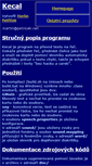 Mobile Screenshot of kecal.petricek.net